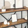 vidaXL Konsolentisch mit Regal Altholz 180 x 30 x 75 cm Holzwerkstoff