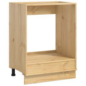 vidaXL Schrank SKI Honigbraun 60 x 46 x 81 cm Massives Kiefernholz