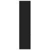 vidaXL Apothekerschrank Schwarz 30x41x174,5 cm Holzwerkstoff