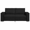 vidaXL Sofa Schwarz 180 x 78 x 84 cm Stoff