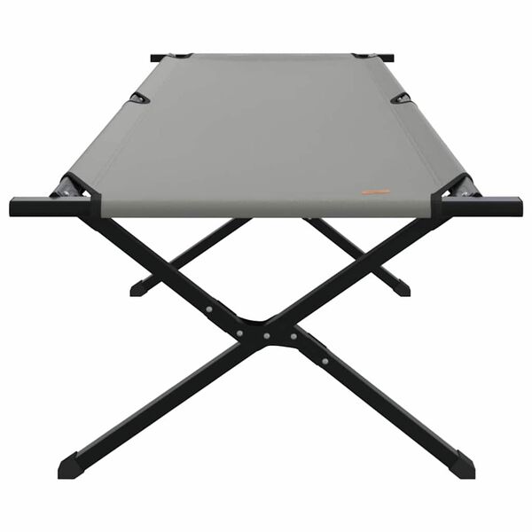 vidaXL Klapp Schlafbett f&uuml;rs Camping Grau 210 x 80 x 46 cm