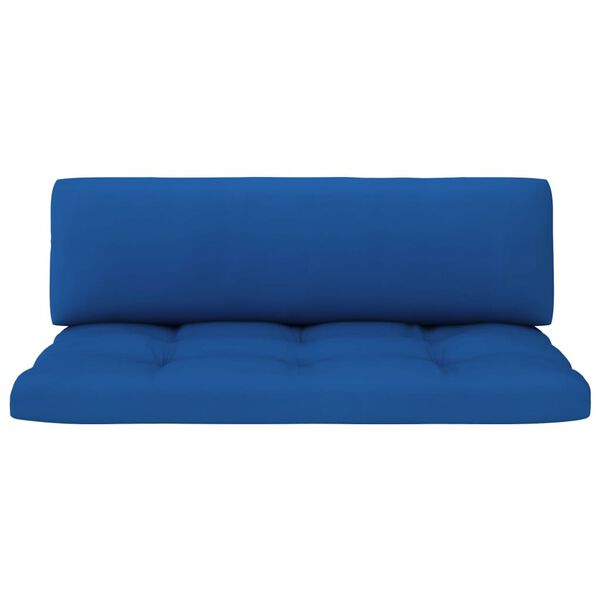 vidaXL Outdoor-Mittelsofa Paletten Imprägniertes Kiefernholz Grau