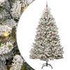 vidaXL K&uuml;nstlicher Weihnachtsbaum 300 cm 300 LEDs Warmes Wei&szlig;