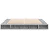 vidaXL Bettgestell Grau Sonoma 200x200 cm Holzwerkstoff