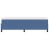 vidaXL Boxspringbett Blau und Weiß 100 x 200 cm Cordstoff
