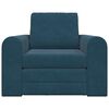 vidaXL Schlafsofa Blau 98 x 71 x 83 cm Samt