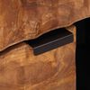 vidaXL Sideboard mit Speicher Akazienbraune Oberfl&auml;che 80 x 33 x 75 cm