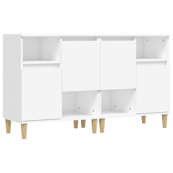 vidaXL Sideboards 2 Stk. Weiß 60x35x70 cm Holzwerkstoff