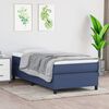vidaXL Boxspringbettgestell Blau 90x190 cm Stoff
