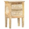 vidaXL Nachttisch Handbemalt 40&times;30&times;60 cm Mango Massivholz