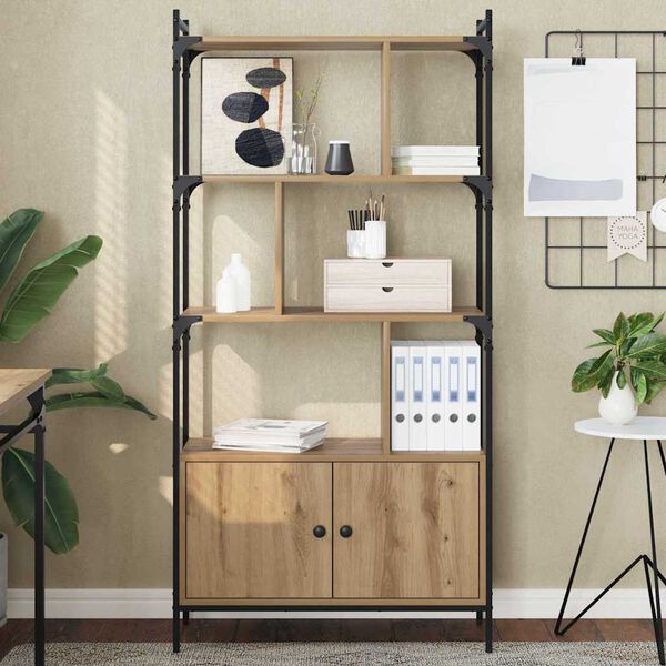 vidaXL B&uuml;cherregal Holzwerkstoff