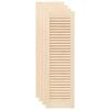 vidaXL Schrankt&uuml;ren Lamellen-Design 4 Stk. 99x29,5cm Massivholz Kiefer