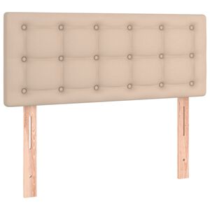 vidaXL Kopfteil Cappuccino-Braun 100x5x78/88 cm Kunstleder