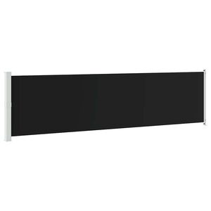 vidaXL Seitenmarkise Ausziehbar 600x160 cm Schwarz