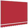 vidaXL Markisenersatzstoff Rot 280 x 245 cm Polyester