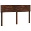 vidaXL Kopfteil mit Live Edge ROSTOCK Dunkelbraun 140 cm