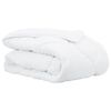 vidaXL Winterbettdecke 220 x 202 x 5 cm Winter Polyester Wei&szlig;