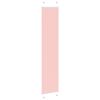 vidaXL Plissee Rosa 45x200 cm Stoffbreite 44,4 cm Polyester