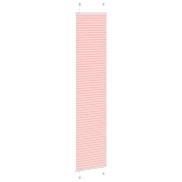 vidaXL Plissee Rosa 45x200 cm Stoffbreite 44,4 cm Polyester