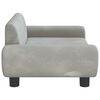 vidaXL Hundebett Hellgrau 70x45x33 cm Samt