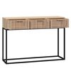 vidaXL Konsolentisch 105x30x75 cm Holzwerkstoff und Eisen