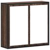 vidaXL Bad-Spiegelschrank Braun Eichen-Optik 65x20x60 cm Holzwerkstoff