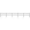 vidaXL Gartenzaun | Stahl | Robust | Modern