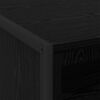 vidaXL Nachttisch Schwarz Eichen-Optik 50 x 39,5 x 50 cm Holzwerkstoff