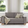 vidaXL 2-Sitzer Sofa Taupe 180x78x84 cm Stoff