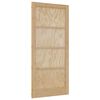 vidaXL Interior T&uuml;r Natur 93 x 202 cm Sperrholz