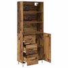 vidaXL Highboard mit Schubladen 2 pcs Altholz Holzwerkstoff