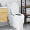 vidaXL Toilettensitz Wei&szlig; 44,8 x 37,3 x 4,2 cm Duroplast