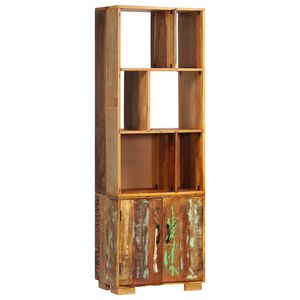 vidaXL B&uuml;cherregal 60x35x180 cm Altholz Massiv