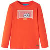 Kinder-Langarmshirt Hellorange 92
