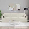 vidaXL Sofa Creme 228 x 78 x 80 cm Samt