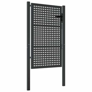 vidaXL Gartentor Anthrazit 100x125 cm Stahl