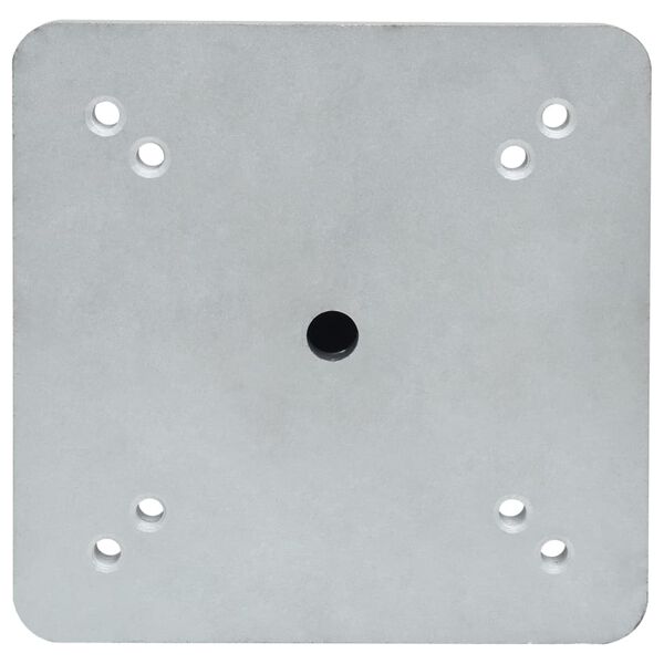 vidaXL Bodenh&uuml;lse f&uuml;r Sonnenschirm mit Stange 16x16x52 cm Stahl