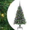 vidaXL K&uuml;nstlicher Weihnachtsbaum mit 150 LEDs mit St&auml;nder Gr&uuml;n 120 cm