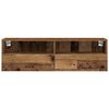 vidaXL TV-Wandschrank Altholz 100 x 30 x 30 cm Holzwerkstoff