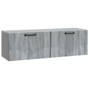 vidaXL Wandmontierter TV-Schrank Graues Sonoma 98 x 31 x 30 cm