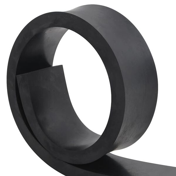 vidaXL Gummileiste f&uuml;r Schneepflug Schwarz 120x10x2 cm