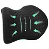 vidaXL Nackenkissen Schwarz Viscoschaum 30,5 x 21,5 x 13 cm