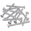 vidaXL M&ouml;bel-Schrauben 1200 pcs Silber Stahl