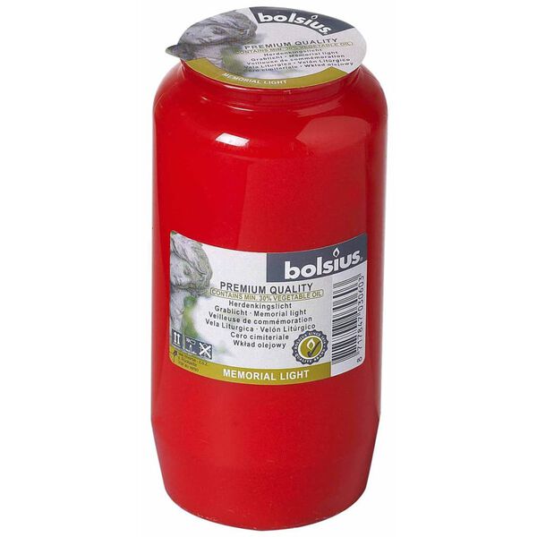 Bolsius Grablichter Compo No 7 24 Stk. Rot