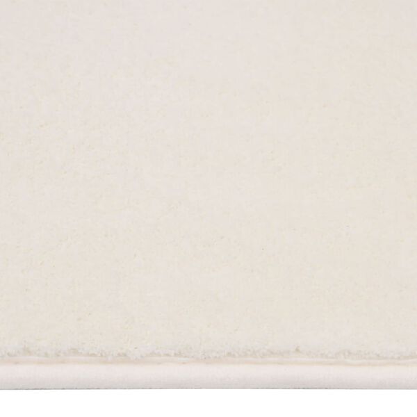vidaXL Hochflor-Teppich Creme 230x160 cm