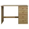 vidaXL Schreibtisch mit 4 Schubladen 110x50x74 cm Massivholz Kiefer