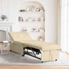 vidaXL Schlafsofa Creme 194 x 50 x 82 cm Sperrholz