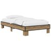 vidaXL Bettrahmen Artisan-Eiche 80 x 200 cm Holzwerkstoff