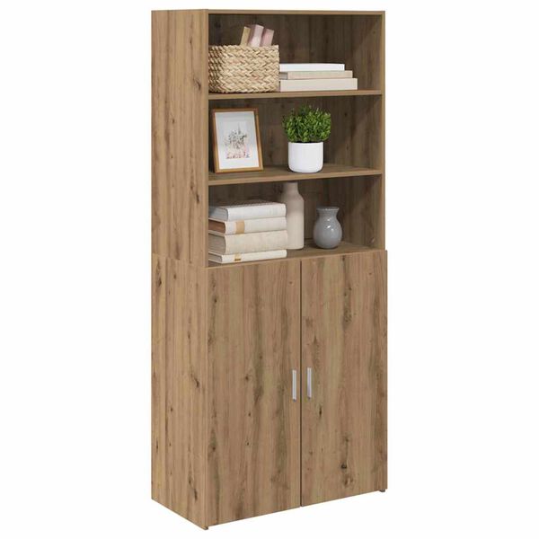 vidaXL Highboard Artisan-Eiche 80 x 42,5 x 185 cm Holzwerkstoff
