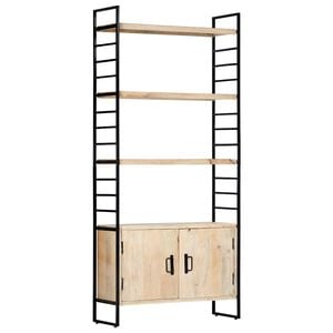 vidaXL B&uuml;cherregal 4 Ebenen 80x30x180 cm Mango Massivholz